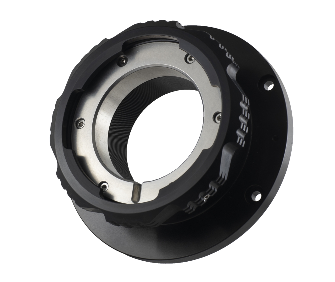 Panavision PV lens mount to Phantom Flex 4K Veo camera mount - c7Adapters